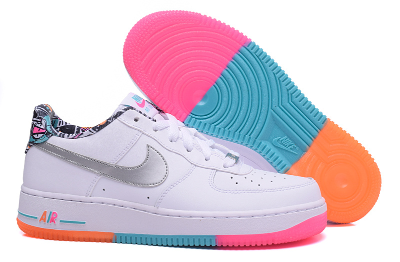 air force 1 femme rose et blanche